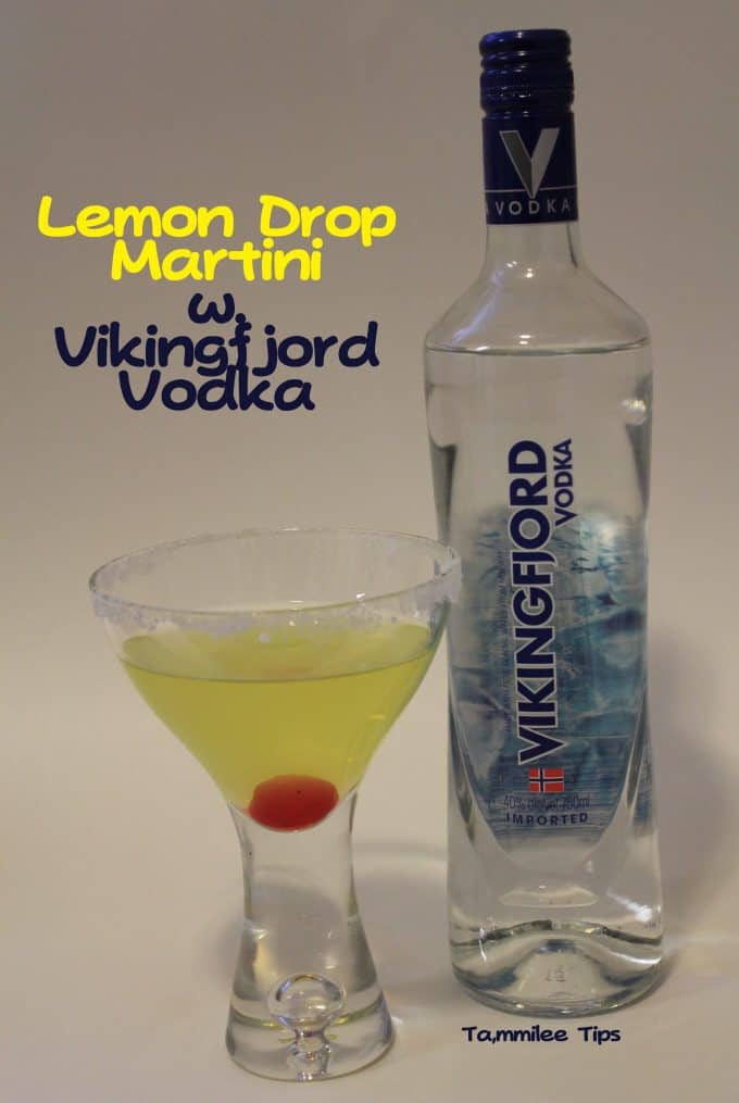 Lemon Drop Martini with Vikingfjord Vodka Tammilee Tips