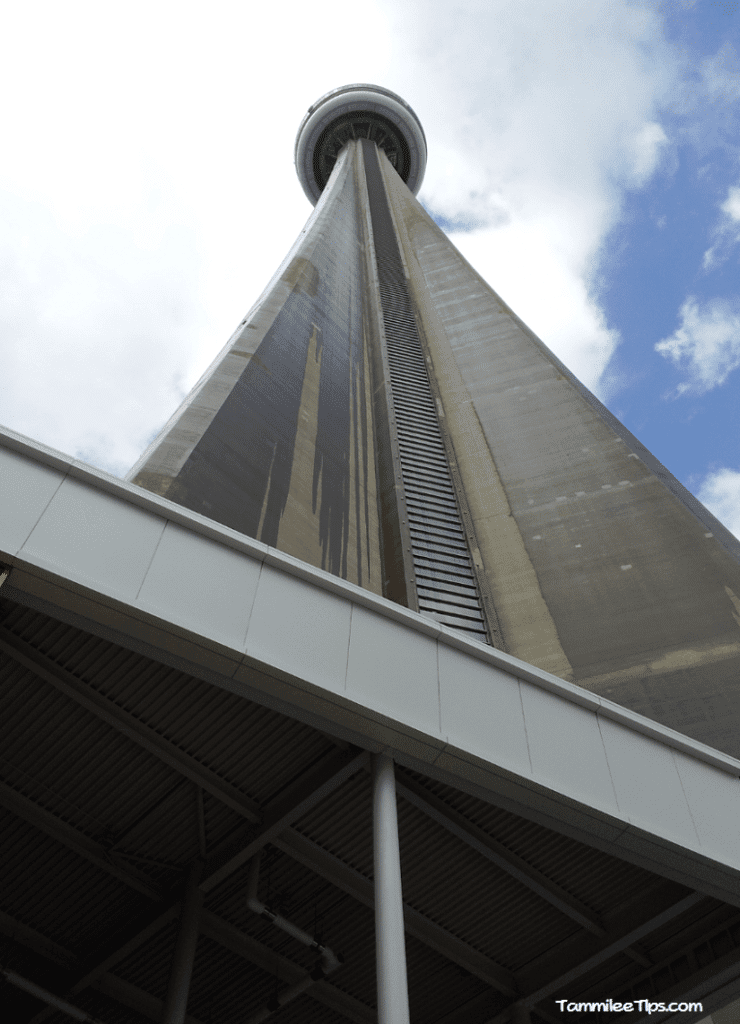 CN Tower from the ground
