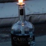 Cabo Wabo Tequila Bottle Lamp Lit