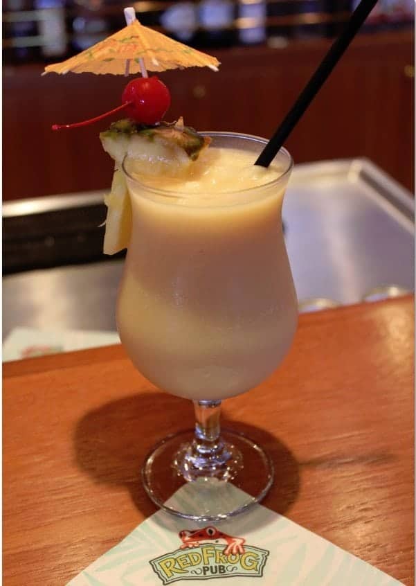 Live Thirsty at the Red Frog Pub on the Carnival Breeze