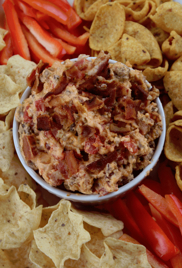 Crock Pot Bacon Cheeseburger Dip