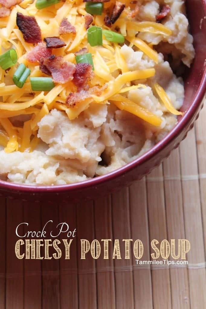 Crock Pot Cheesy Potato Soup