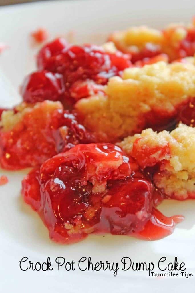 Crock Pot Cherry Dump Cake Recipe