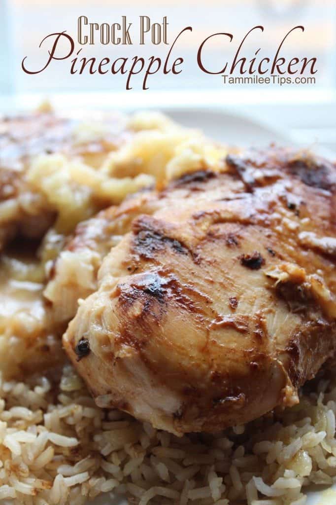 Crock Pot Pineapple Chicken Recipe sometimes known as Crock Pot