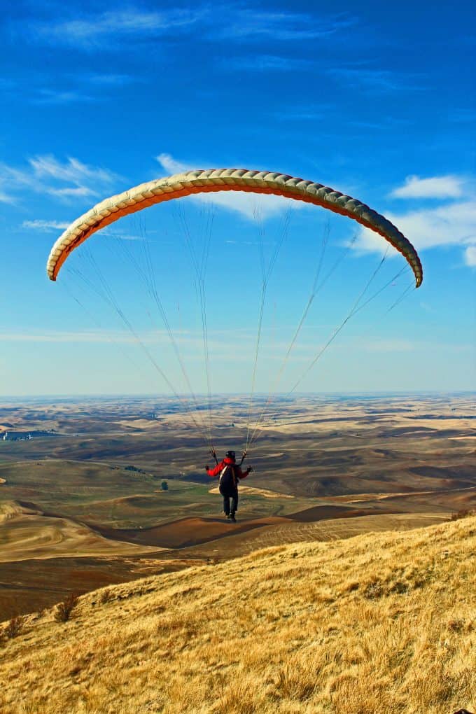 Paragliding &amp; Hang Gliding Steptoe Butte State Park