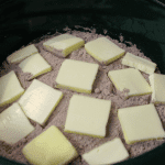 Crock Pot Chocolate Cherry Dump Cake butter