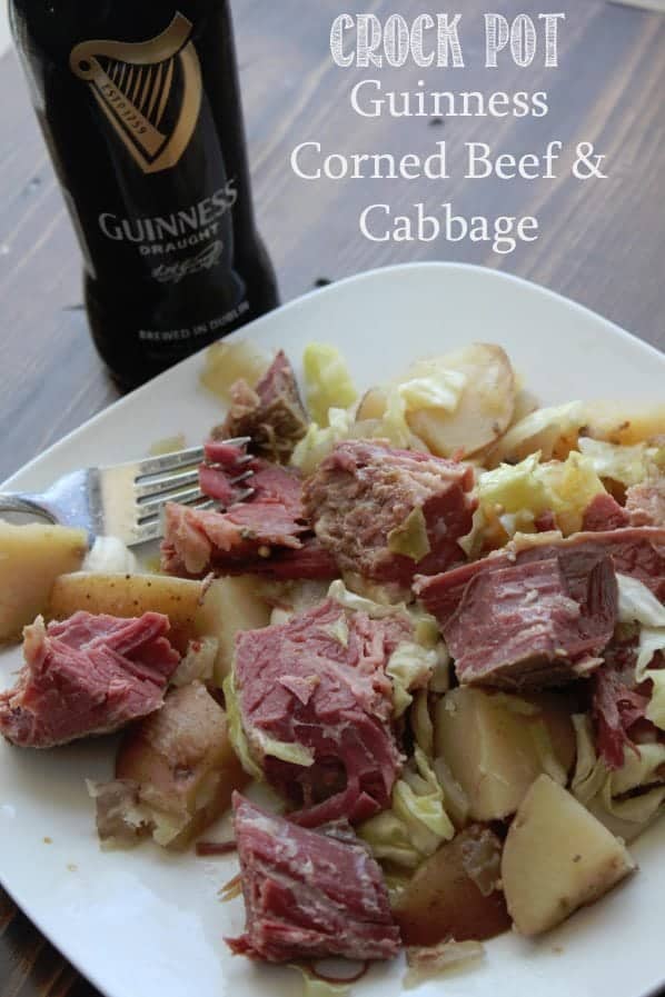 Crock Pot Guinness Corned Beef and Cabbage