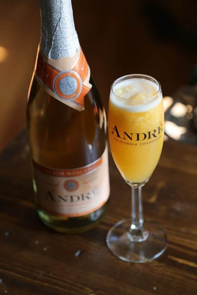 Delicious Frosty Andre Peach Moscato Cocktail Recipe! Tammilee Tips