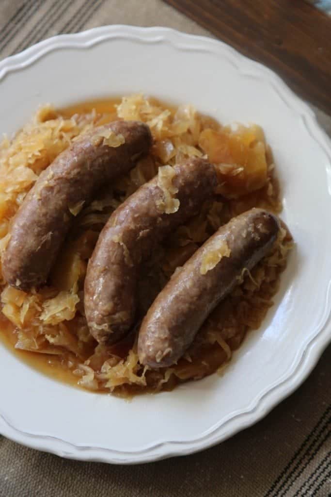Crock Pot German Style Brats Recipe