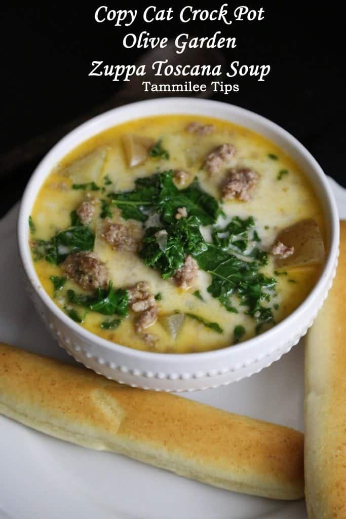 Crock Pot Olive Garden Zuppa Toscana Soup Recipe Tammilee Tips