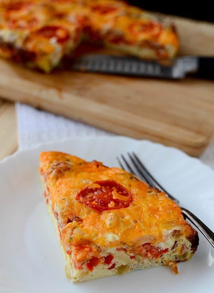 Crock Pot Spicy Bacon and Egg Breakfast Casserole Recipe Tammilee Tips