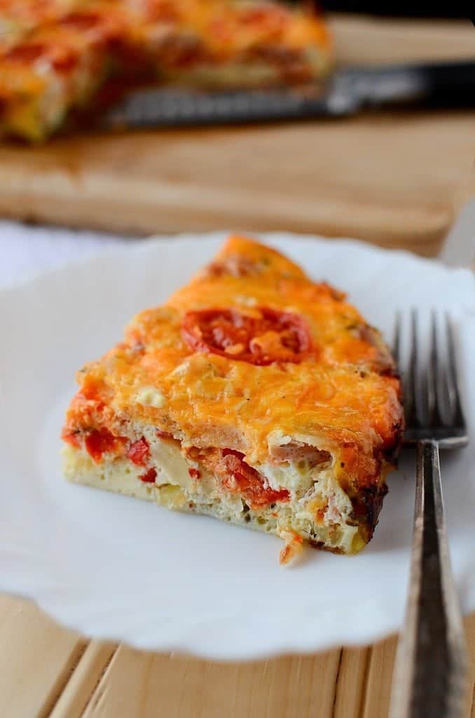 Crock Pot Spicy Bacon and Egg Breakfast Casserole Recipe Tammilee Tips