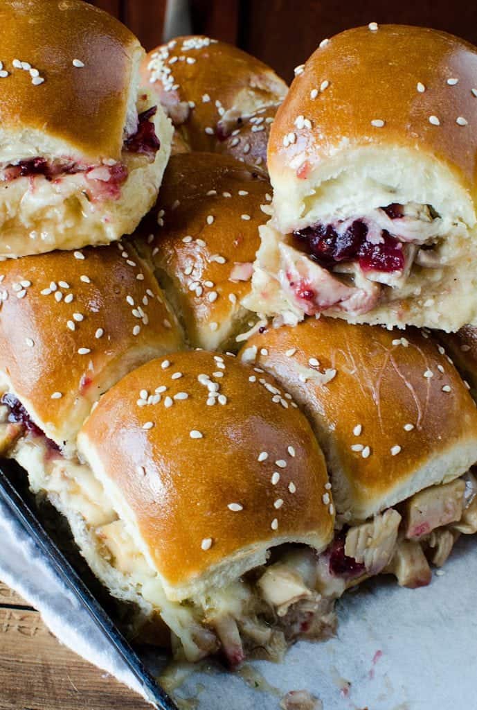 Cranberry and Leftover Turkey Sliders Recipe Tammilee Tips