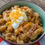 Easy Cheesy Crockpot Slow Cooker Taco Beef Pasta Recipe is going to be come a family favorite! The crock pot does all the work and you have a delicious family meal.
