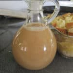 Cinnamon Syrup in a glass container