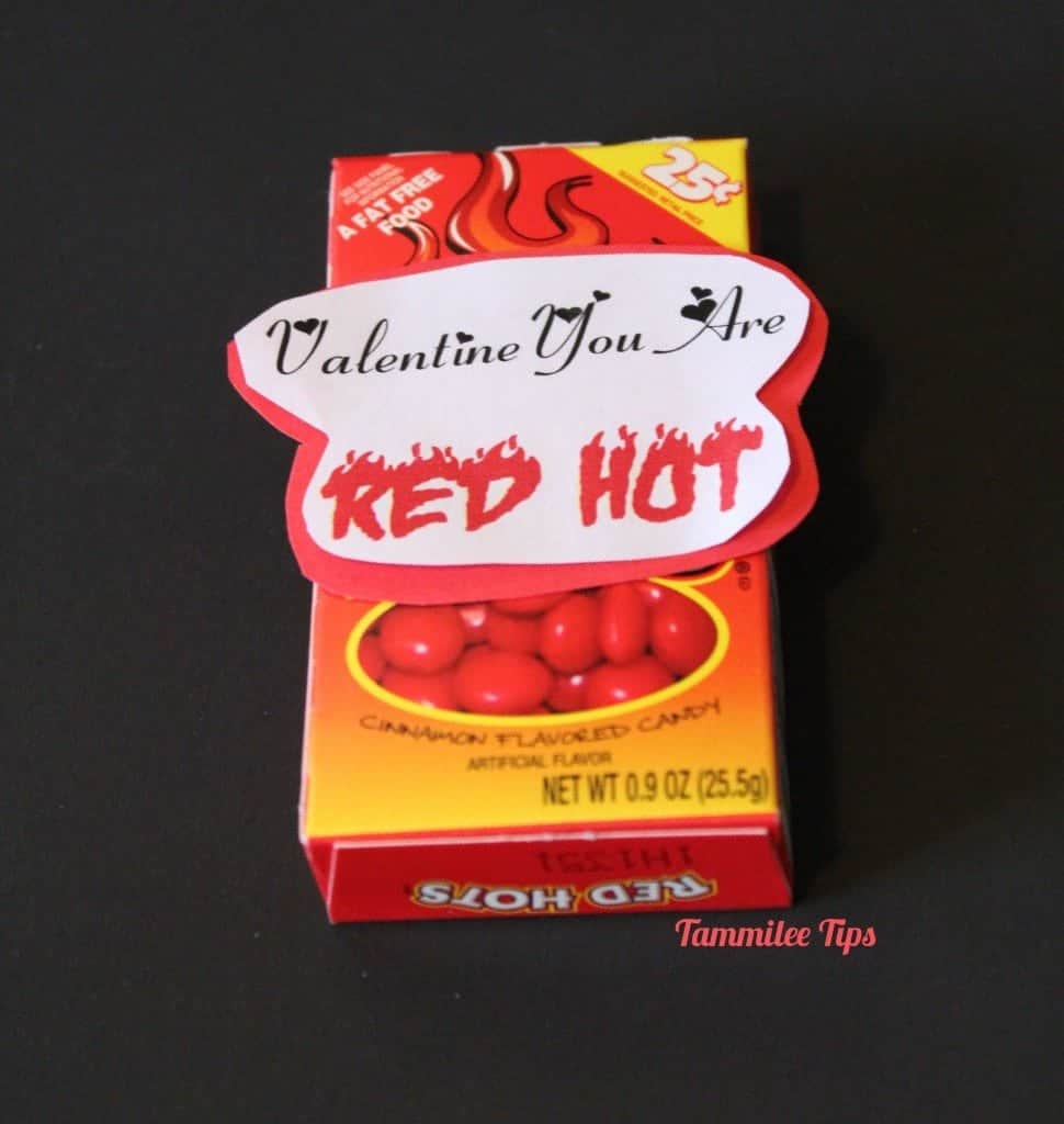 Valentine You Are Red Hot