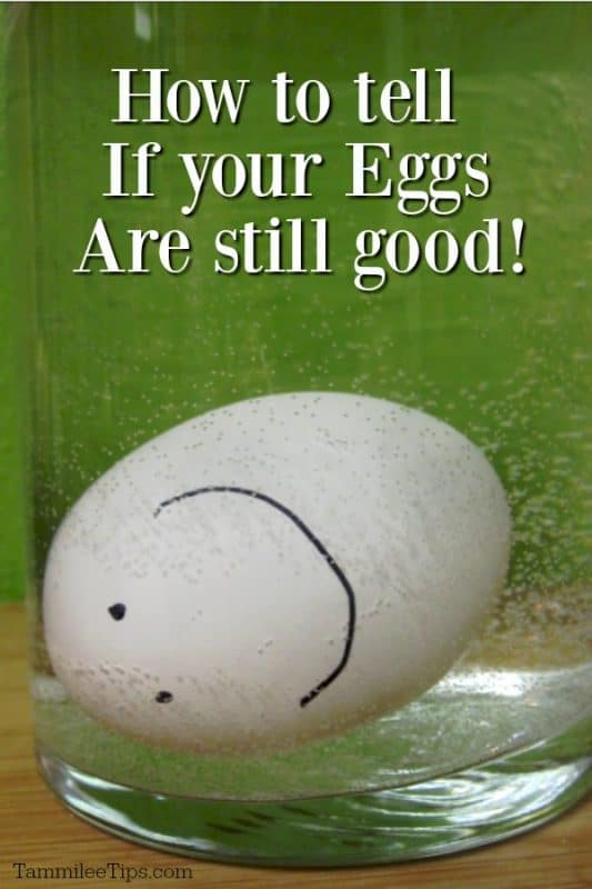 How to tell if your eggs are still good over an egg in a vase