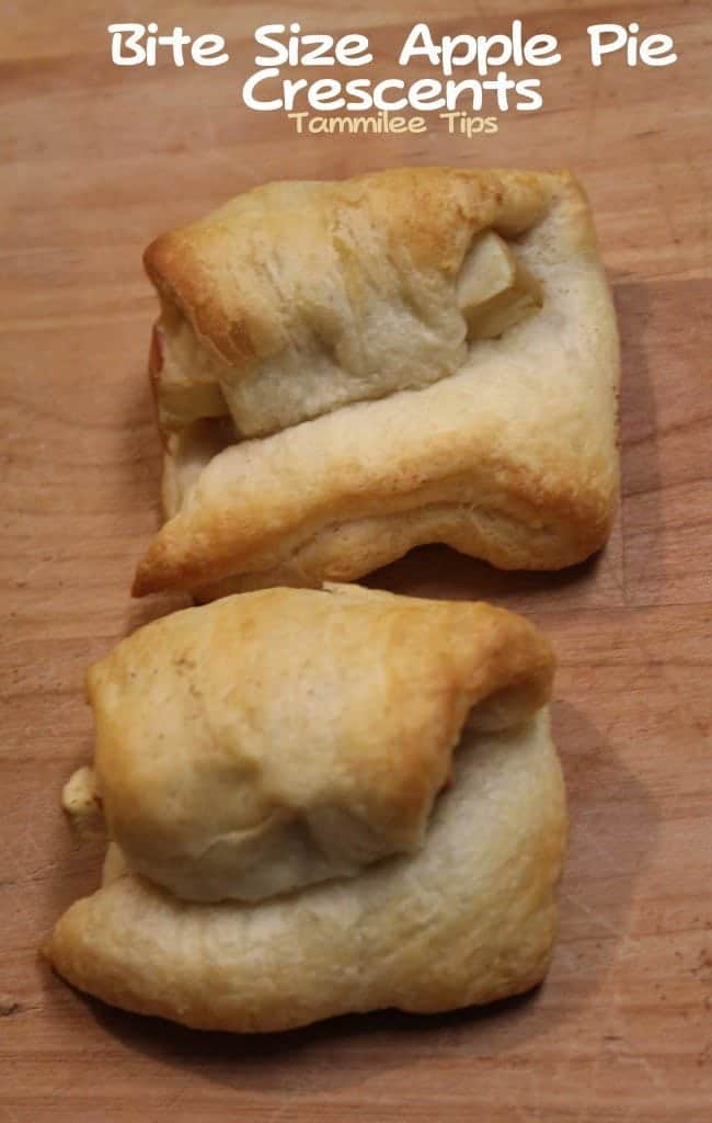 Bite Size Apple Pie Crescents Tammilee Tips