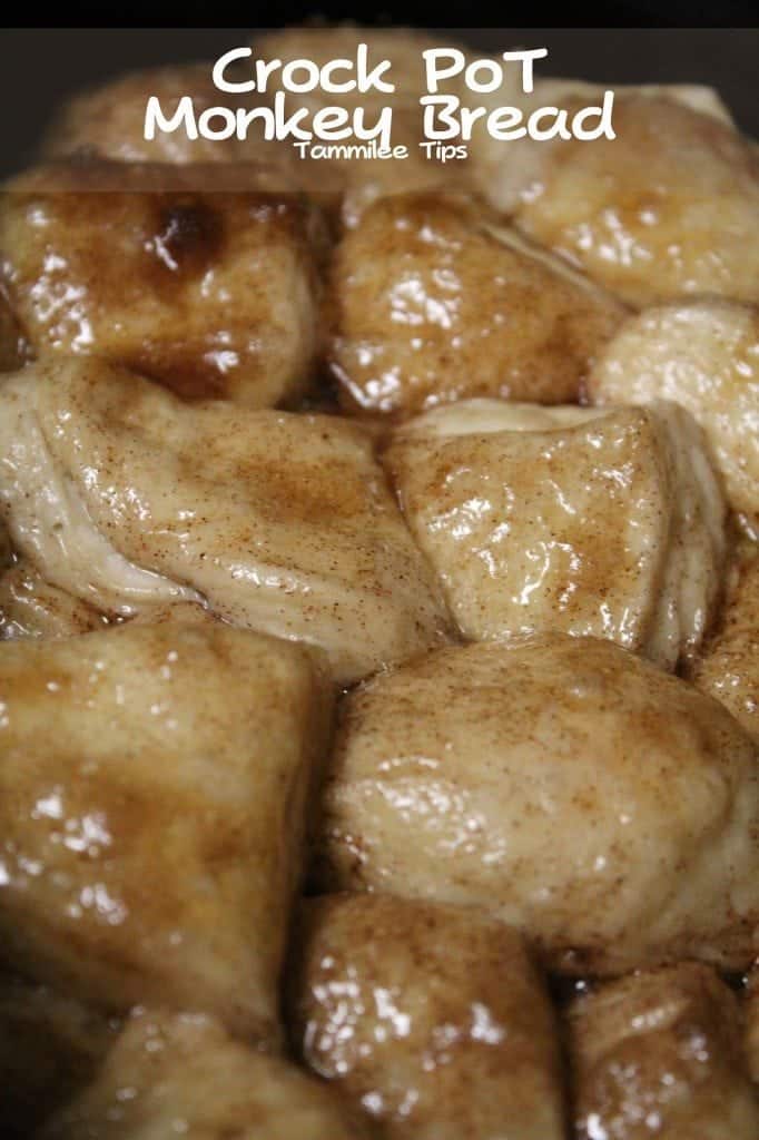 Crock Pot Monkey Bread Recipe close up