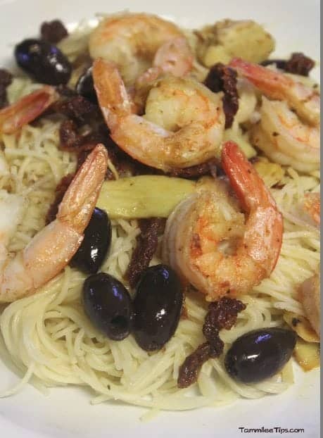 Mediterranean Shrimp and Pasta Recipe