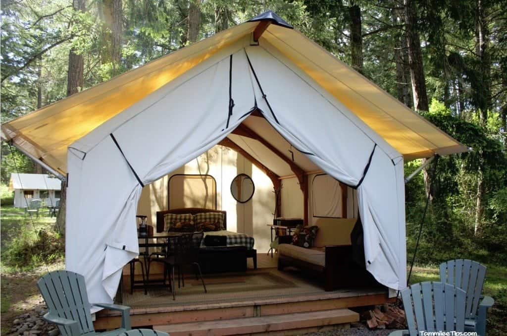 Lakedale Resorts Glamping Tent 2