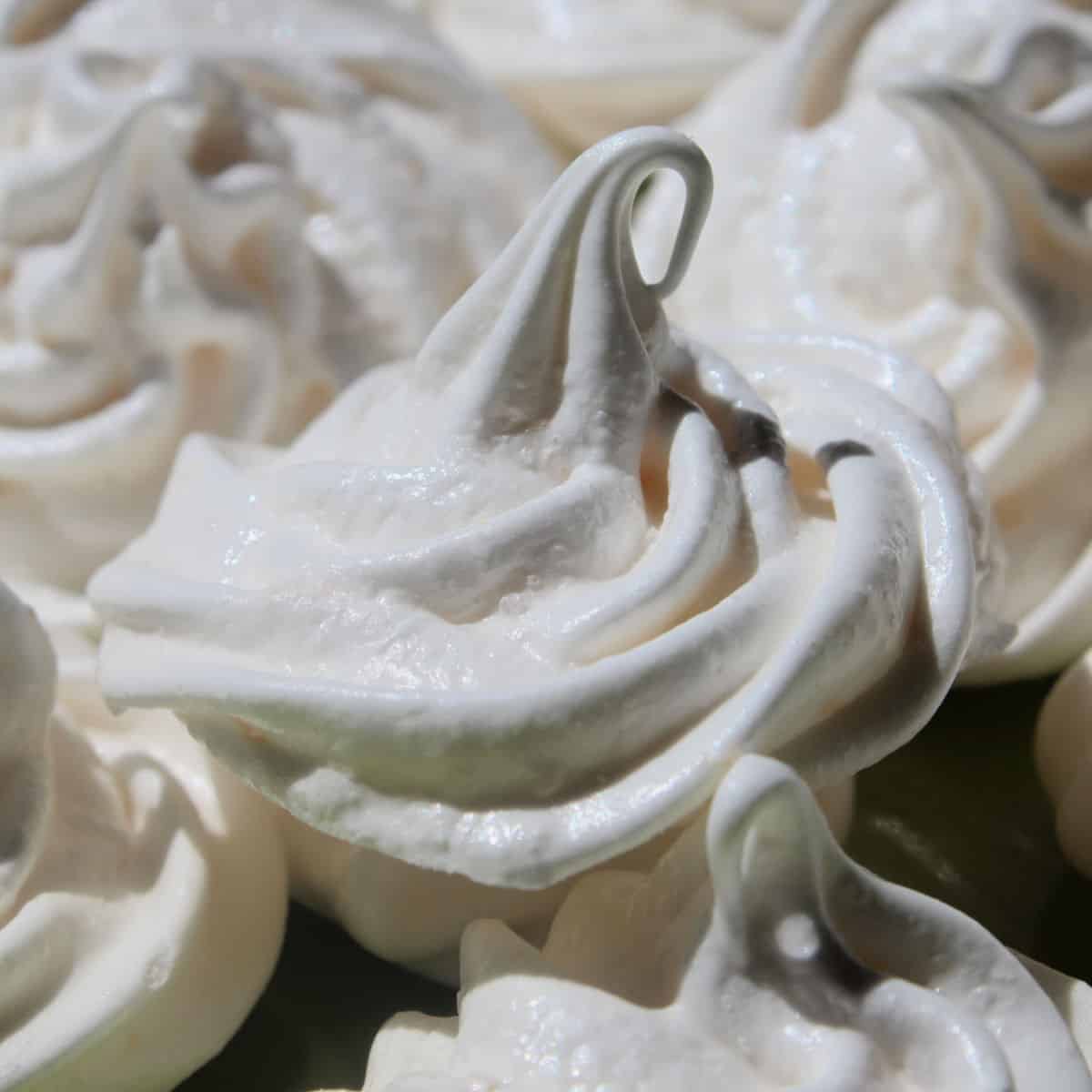 Lemon Meringue Cookies piled on a plate