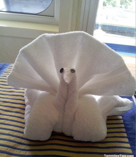 Carnival Breeze Towel Animal Swan