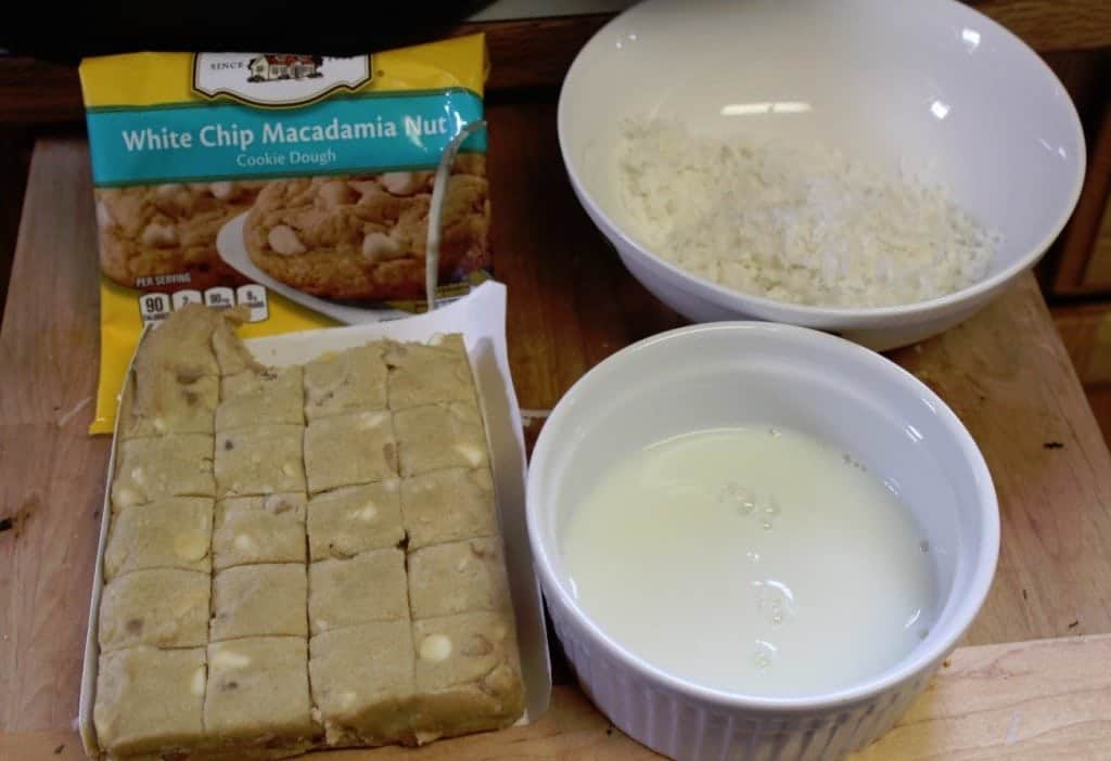 White Chocolate Coconut Macadamia Nut Cookies ingredients