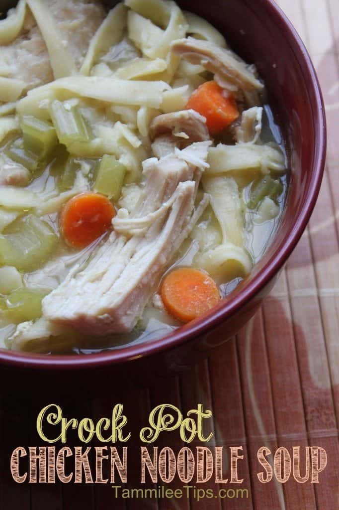 Crock Pot Chicken Noodle Soup