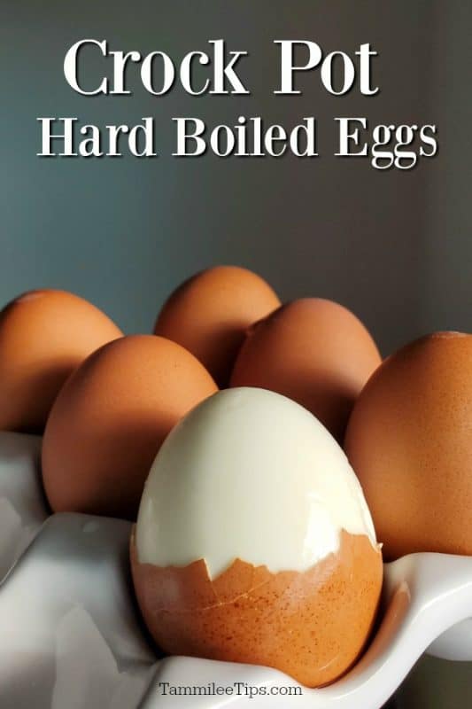 Slow Cooker Eggs - Soft Boiled or Hard Boiled Eggs in Crockpot