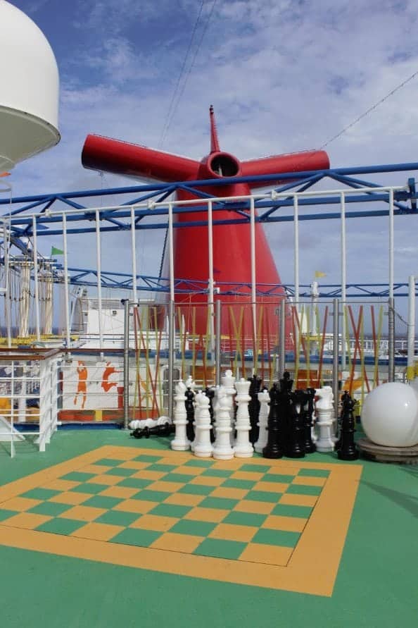 Carnival Breeze Sports Court Checkers