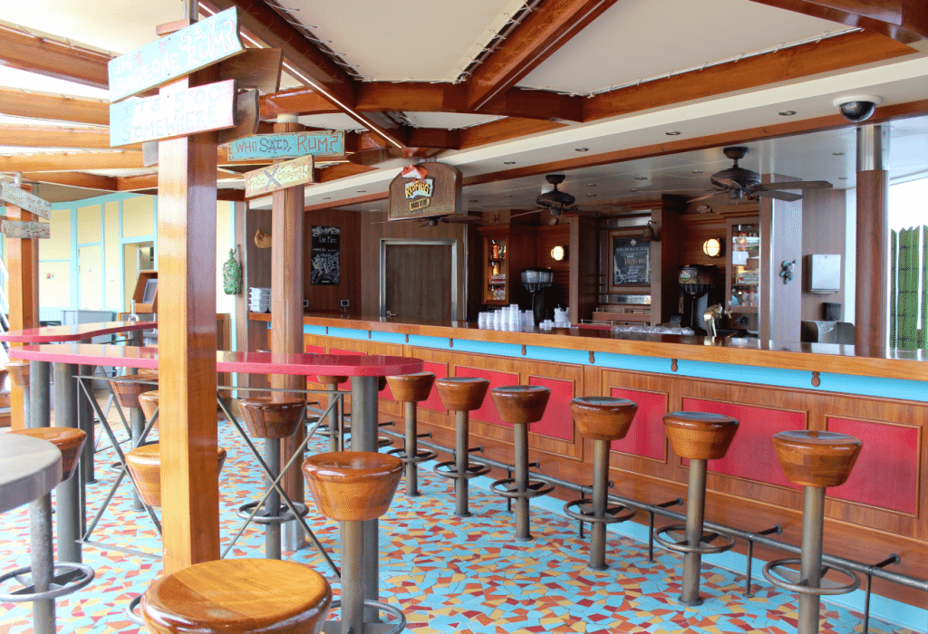Red Frog Rum Bar on the Carnival Breeze