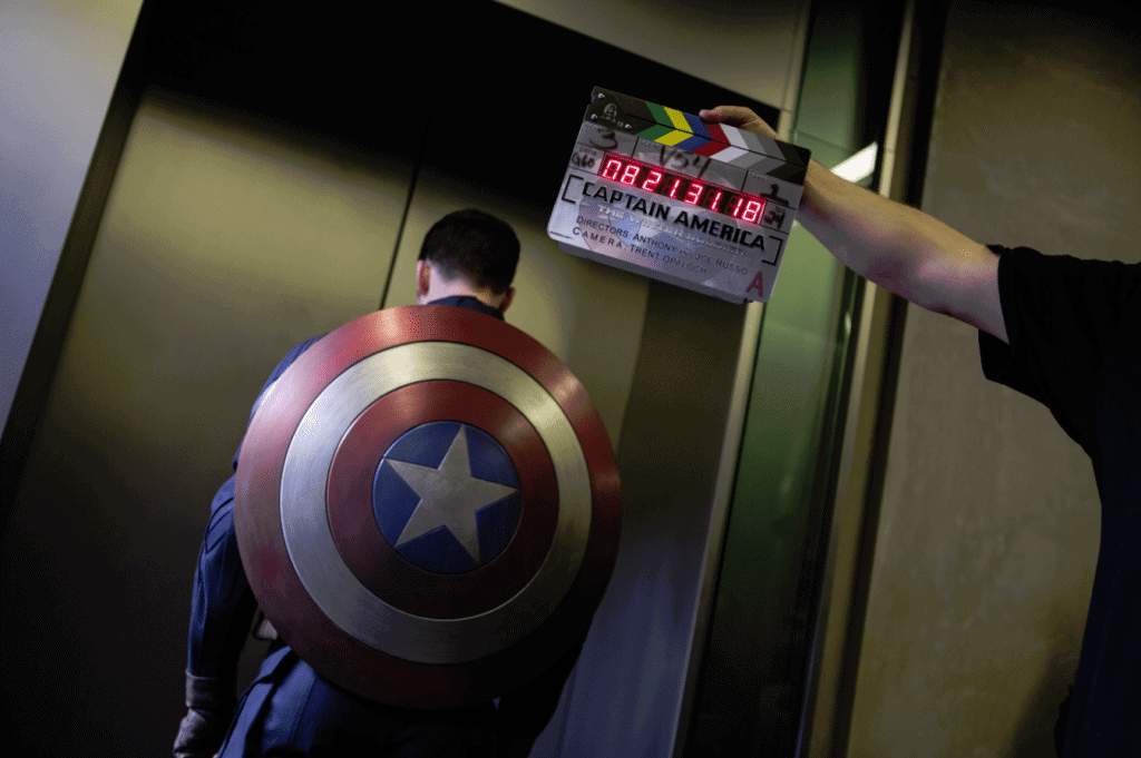 Chris Evans Capt America behind the scenes