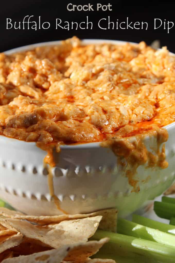 Crock Pot Buffalo Chicken Dip