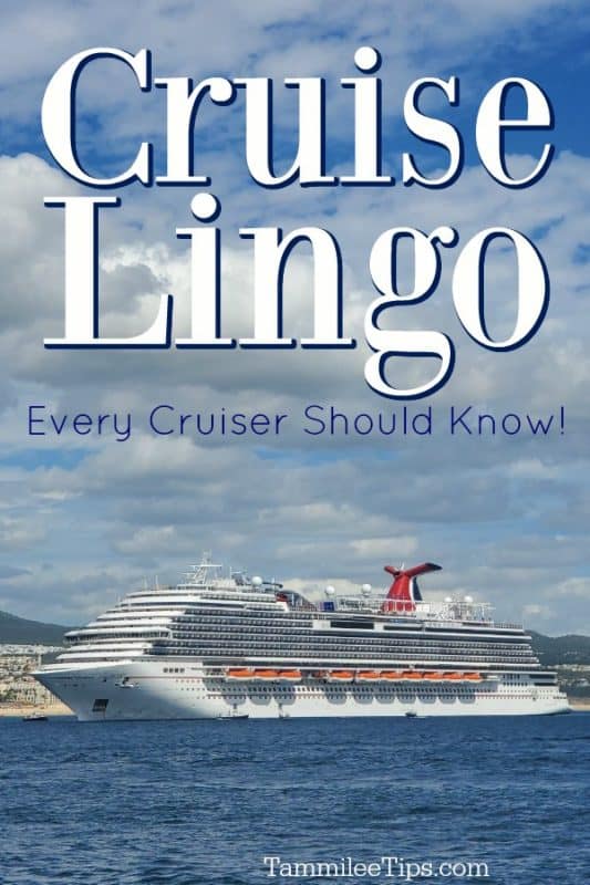 Cruise lingo every cruiser should know over a Carnival Cruise Ship