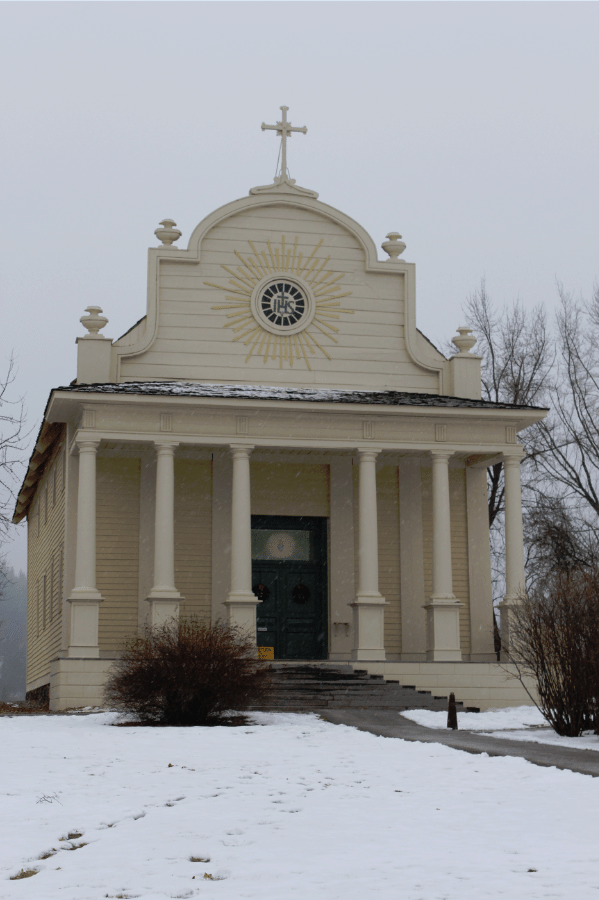 Cataldo Mission also known as Coeur d' Alene's Old Mission State Park Idaho