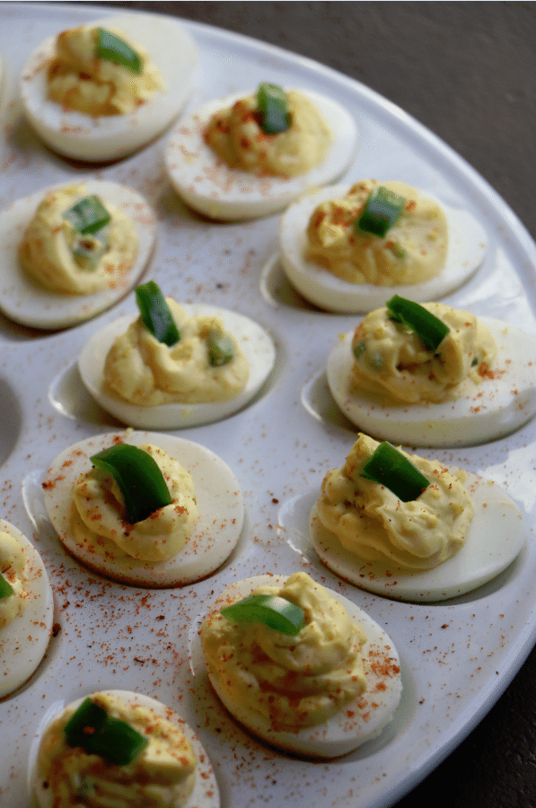 Spicy Deviled Eggs | Tammilee Tips