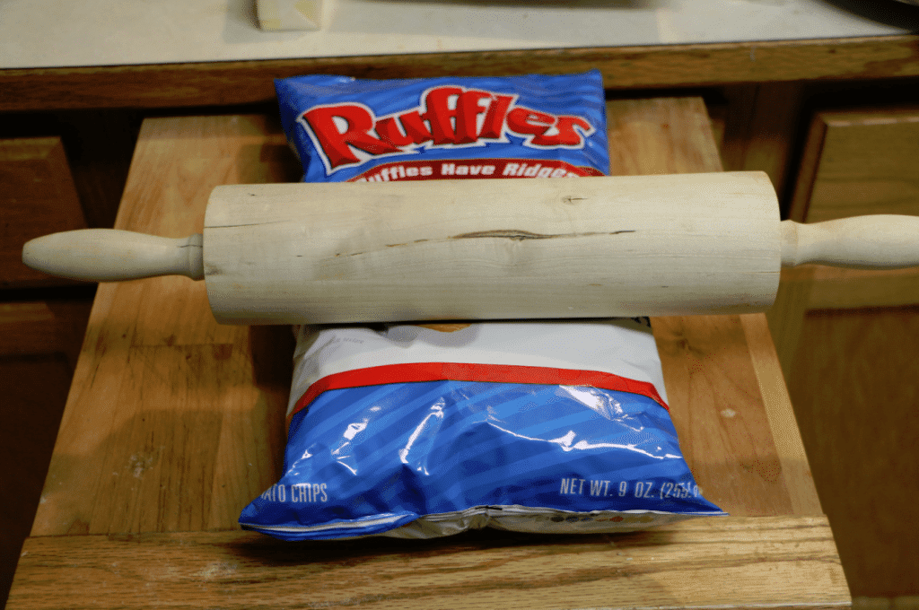 Ruffles Marshmallow rolling pin