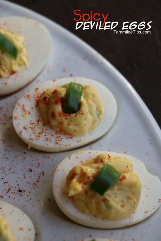 Spicy Deviled Eggs recipe