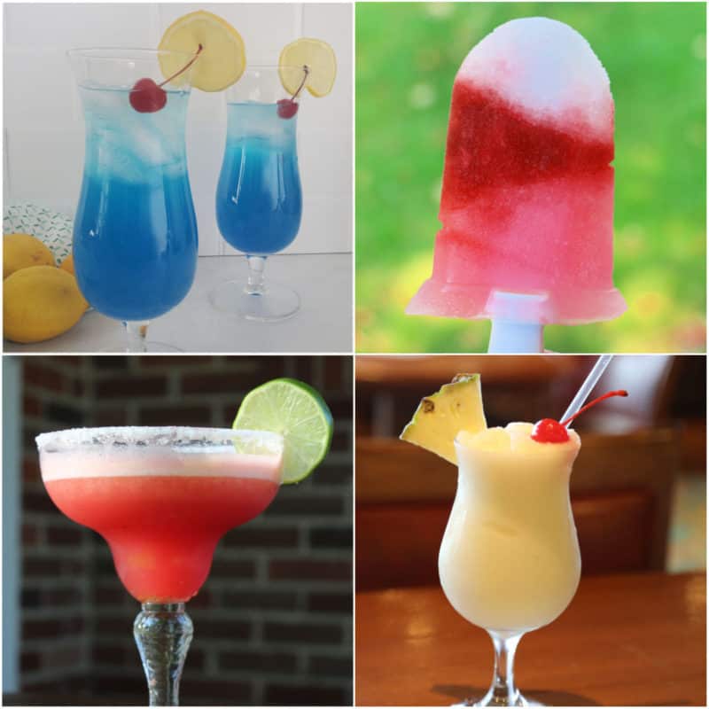 Collage of Summer Cocktail Recipes