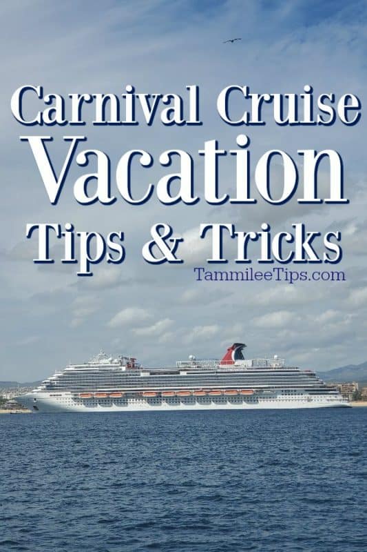 cruise tips and tricks carnival