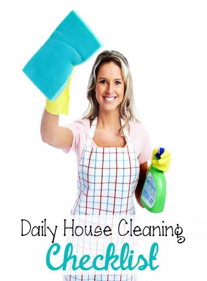 Daily House Cleaning Checklist