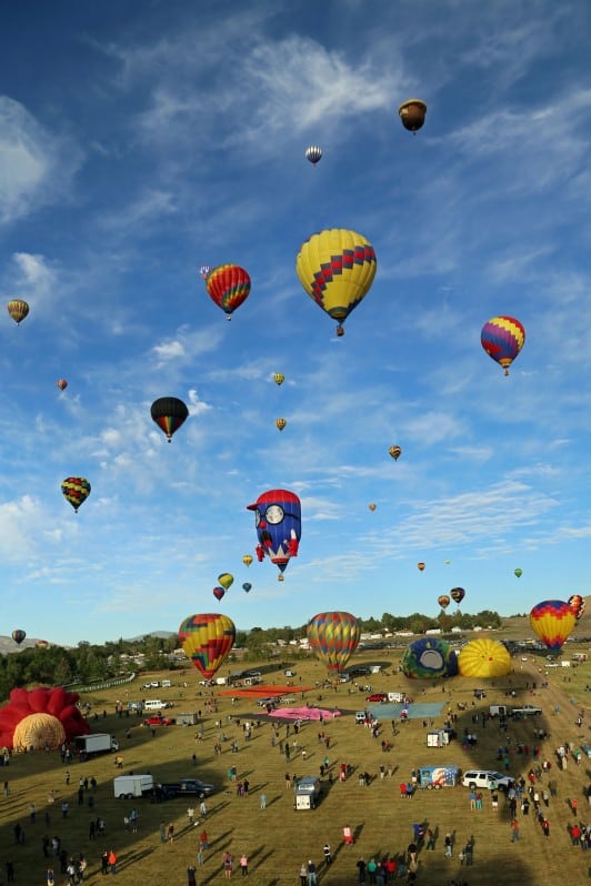 Up Up and Away at the Reno Hot Air Balloon Festival