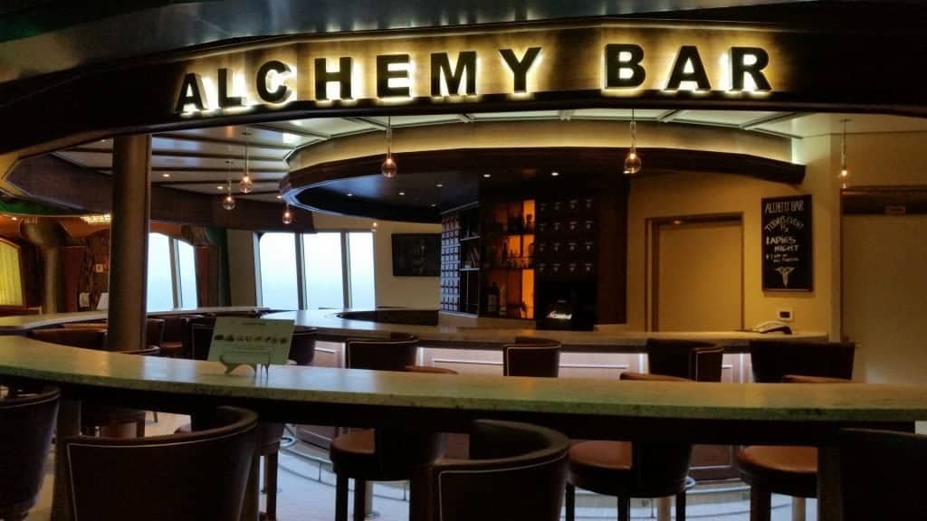 Alchemy Bar on the Carnival Freedom