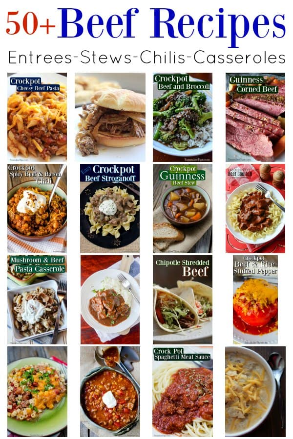 50+ Beef Recipes For An Amazing Dinner! - Tammilee Tips