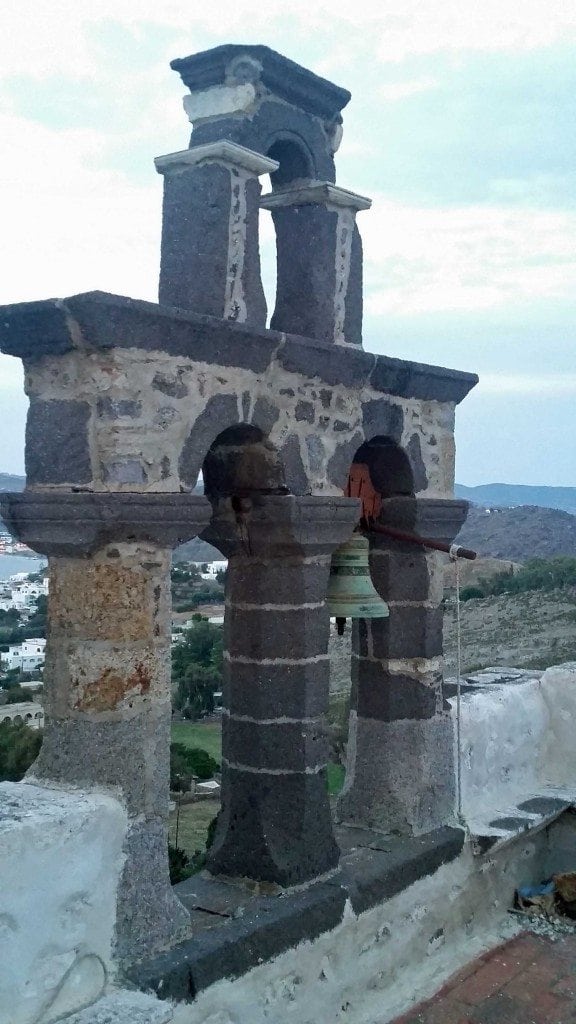 Blog church bells in Patmos Greece