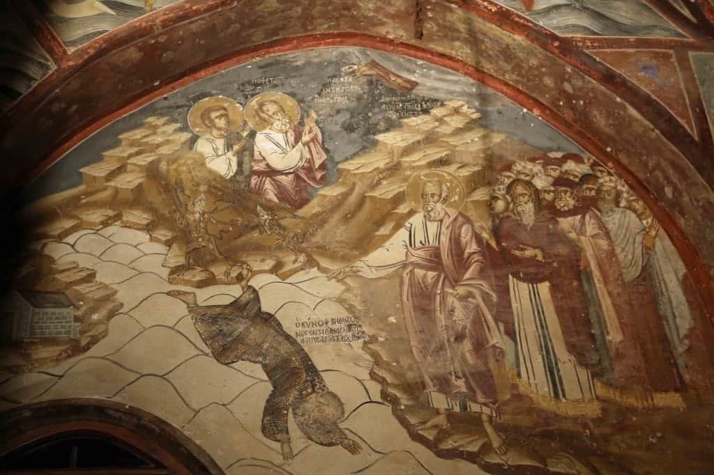 Blog church paintings in Patmos Greece