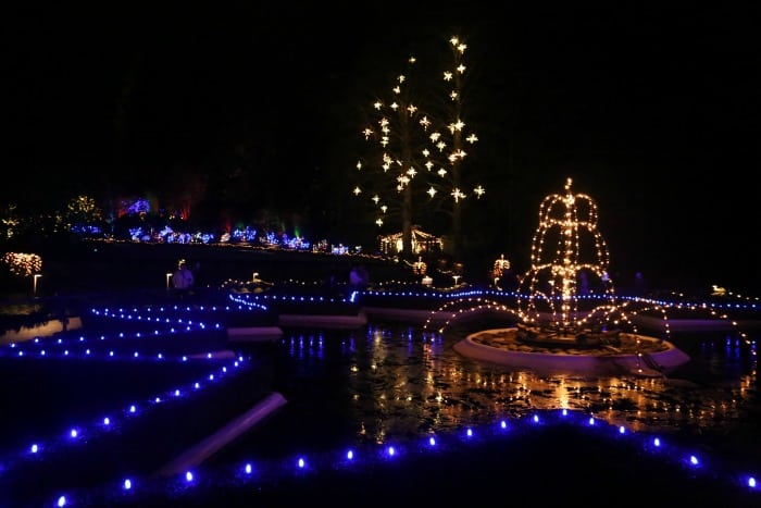 Christmas Lights at Butchart Gardens, Victoria BC, Even a d…