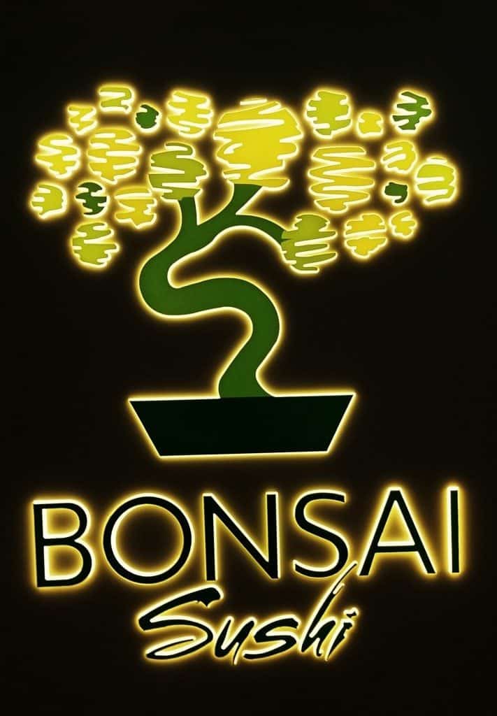 Bonsai Sushi sign Carnival Sunshine