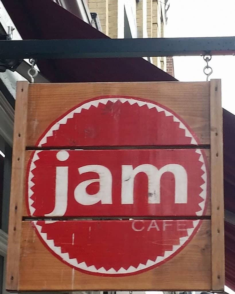Jam Cafe Sign